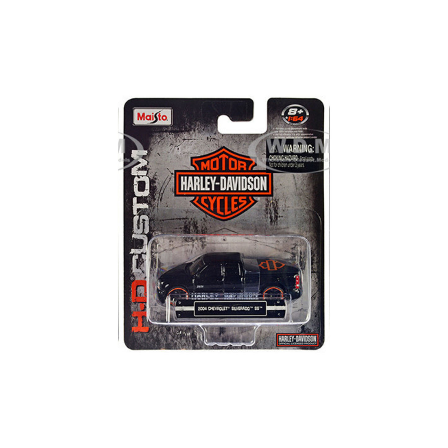 Harley-Davidson® 1:64 Diecast Model Car - 2004 Chevrolet Silverado SS Pickup Truck