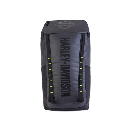 Harley-Davidson® Nomad Lightweight Water-Resistant Backpack - Black/Lime