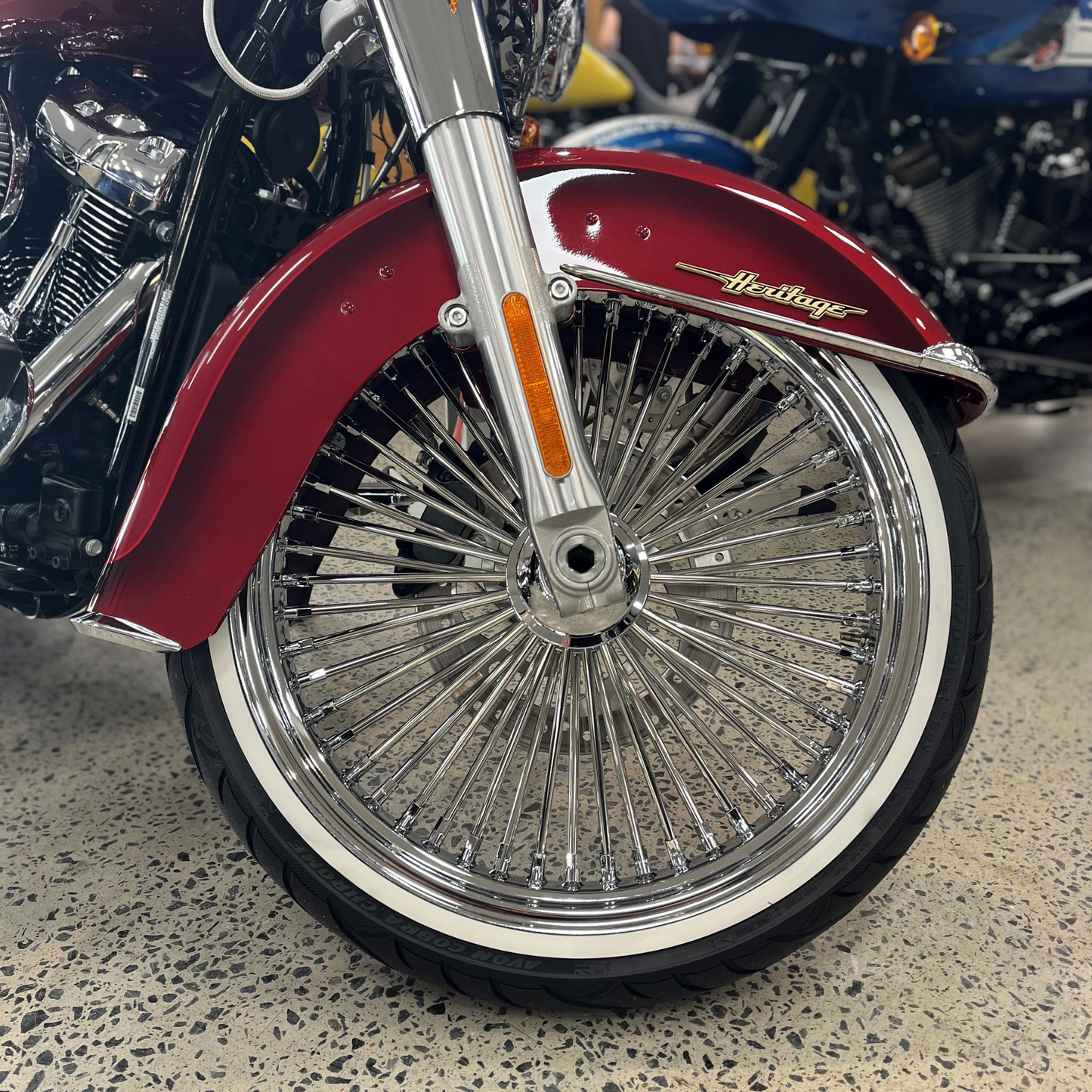 Big Daddy Customs Fat Spoke Wheel Rim Set - Chrome