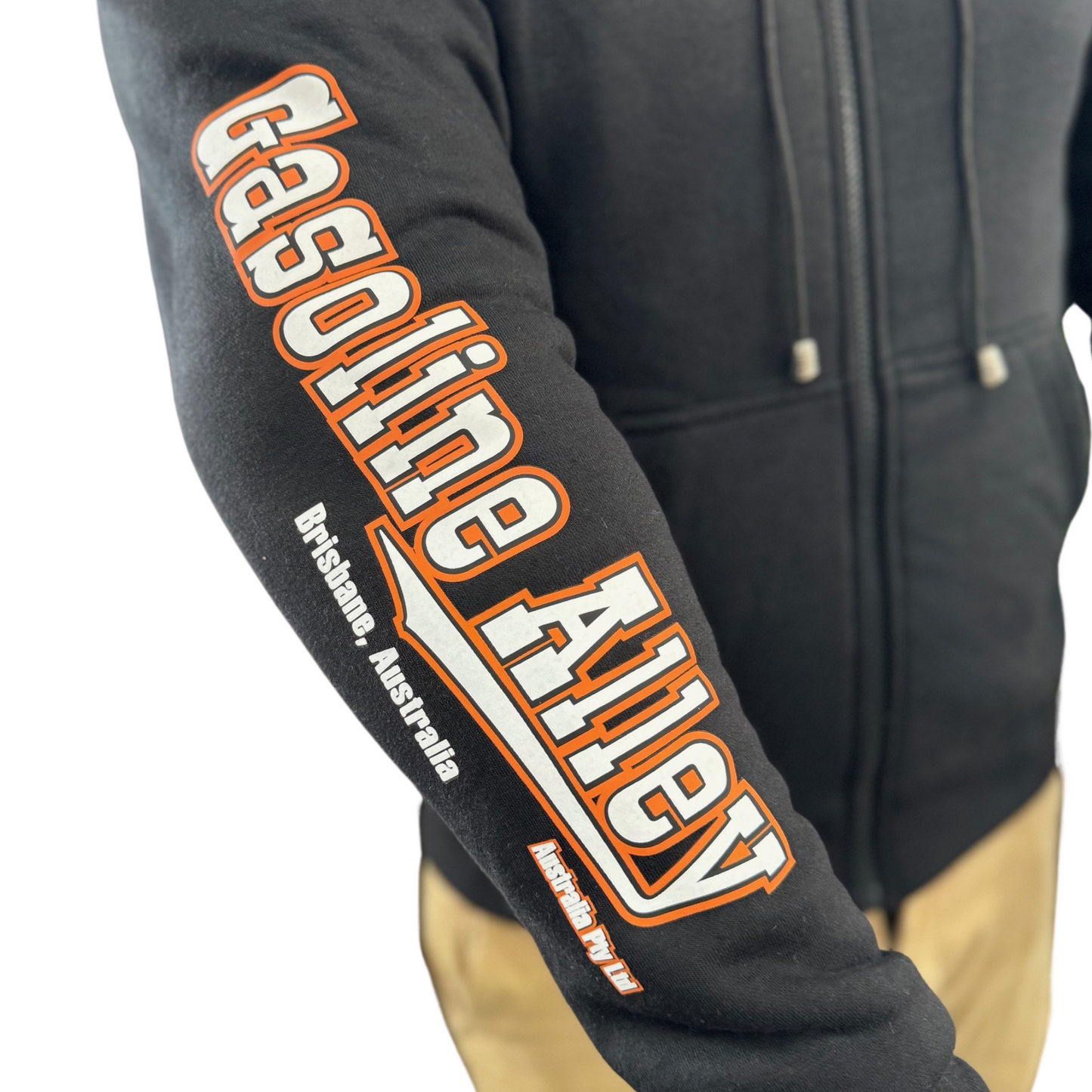 Gasoline Alley Men's Custom Protective Full Zip Hoodie