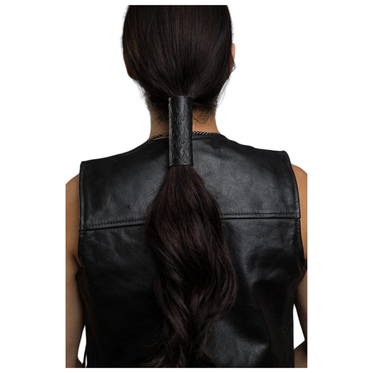 Hair Glove® 8" Debossed Flames Hair Wrap