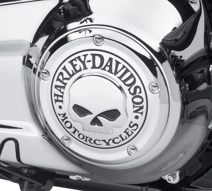 Harley-Davidson® Willie G Skull Derby Cover - Chrome