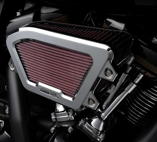 Harley-Davidson® Harley-Davidson® Screamin' Eagle Air Cleaner - Extreme Wedge - Chrome - '17-'24 Milwaukee-Eight