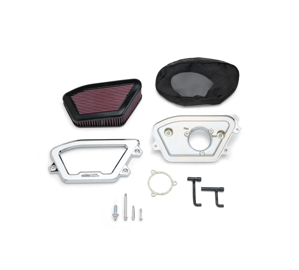 Harley-Davidson® Harley-Davidson® Screamin' Eagle Air Cleaner - Extreme Wedge - Chrome - '17-'24 Milwaukee-Eight