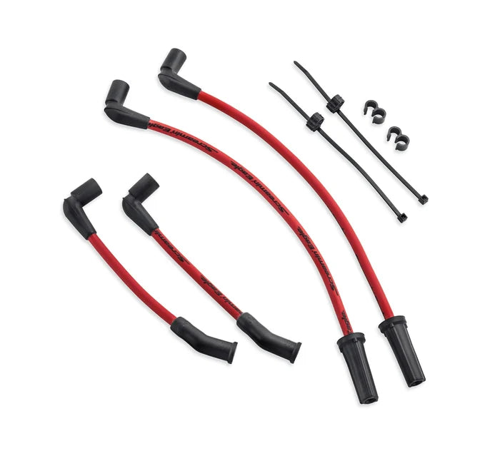 Screamin’ Eagle 10mm Phat Spark Plug Wires – Red