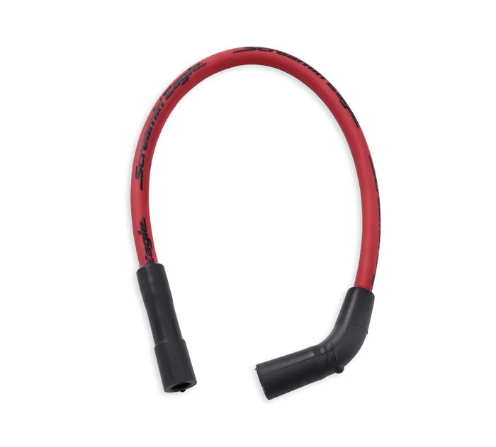 31600109 Screamin' Eagle 10mm Phat Spark Plug Wires - Red at Thunderbike