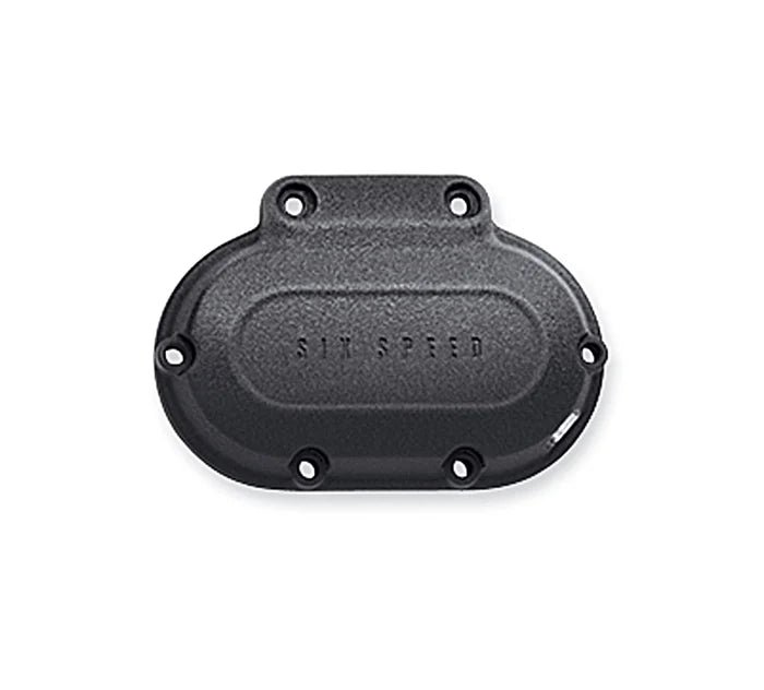 Harley-Davidson® Big Twin Transmission Side Cover - Wrinkle Black
