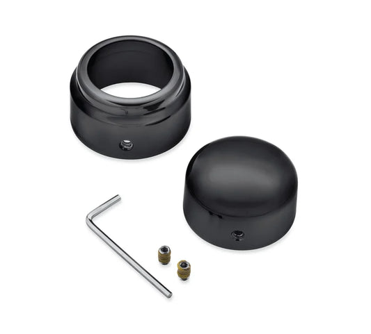 Harley-Davidson® Rear Axle Nut Covers - Gloss Black