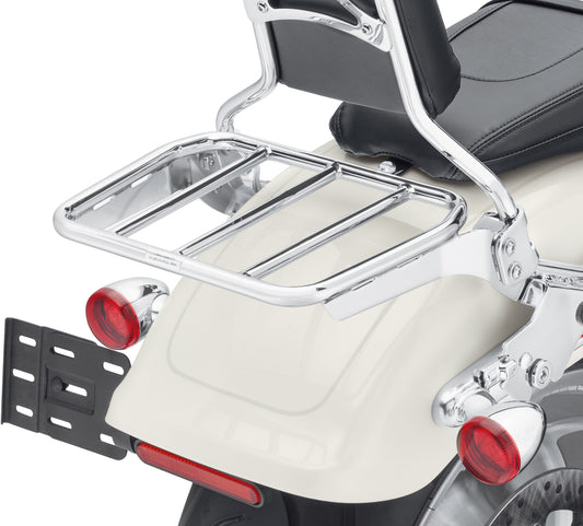 Harley-Davidson® Sport Luggage Rack for HoldFast Sissy Bar Uprights - Chrome