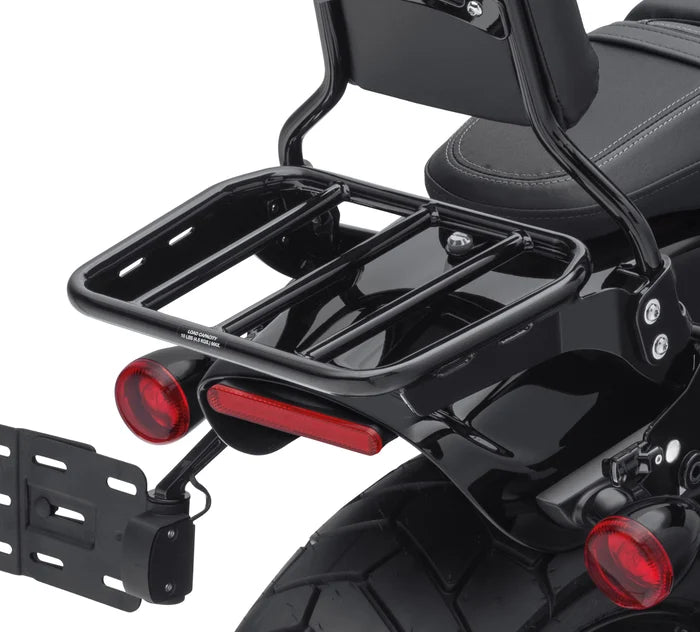 Harley-Davidson® Sport Luggage Rack for HoldFast Sissy Bar Uprights - Gloss Black