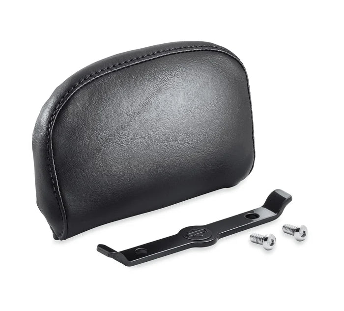 Harley-Davidson® Passenger Backrest Pad - Compact - Smooth Black Vinyl