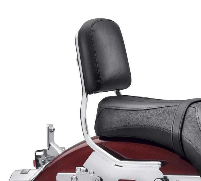 Harley-Davidson® Passenger Backrest Pad - Mid-Sized - Smooth Black Vinyl