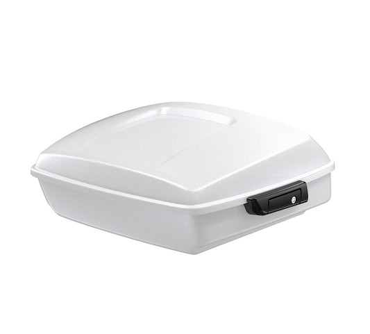 Harley-Davidson® Chopped Tour-Pak Luggage - Stone Washed White Pearl (Black Hardware)