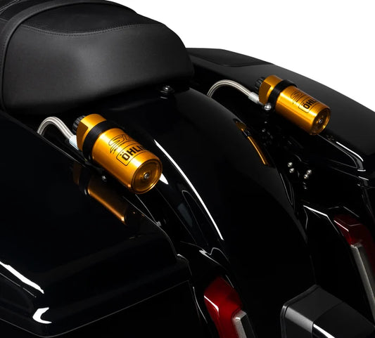 Harley-Davidson® Screamin' Eagle/Öhlins Remote Reservoir Rear Shocks - Gold