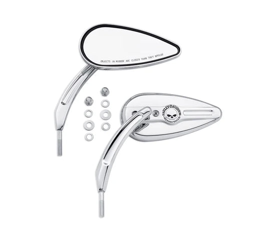Harley-Davidson® Willie G Skull Teardrop Mirrors