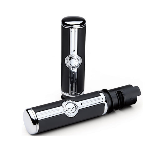 Harley-Davidson® Willie G Skull Hand Grips - Chrome