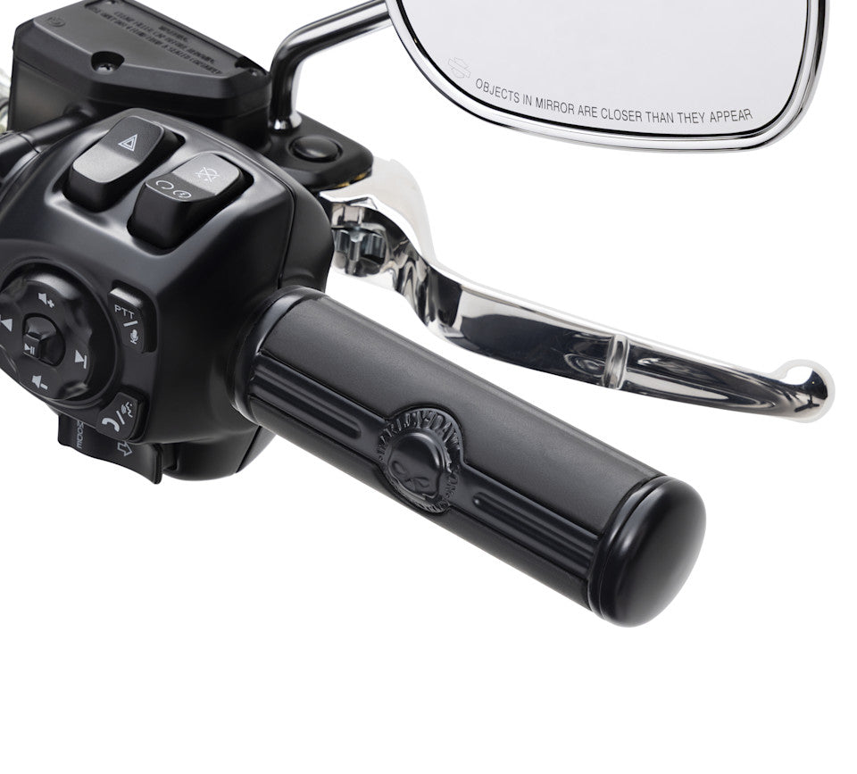 Harley-Davidson® Willie G Skull Hand Grips - Black