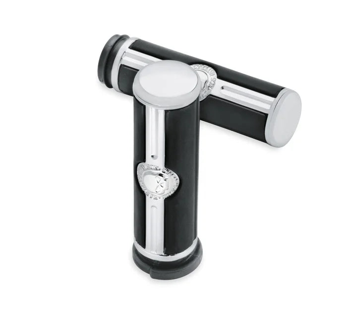 Harley-Davidson® Willie G Skull Hand Grips - Chrome