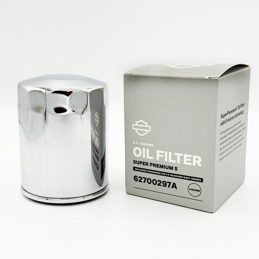 Harley-Davidson® Chrome Oil Filter. Super Premium5