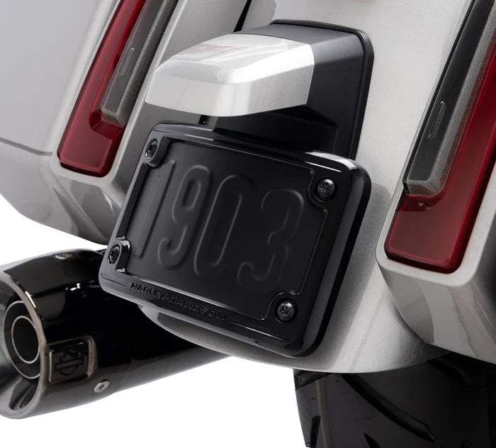 Harley-Davidson® Curved License Plate Frame - Black