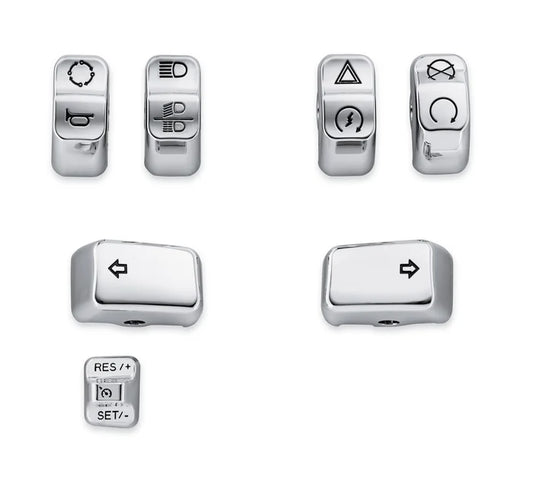 Harley-Davidson® Chrome Switch Cap Kit