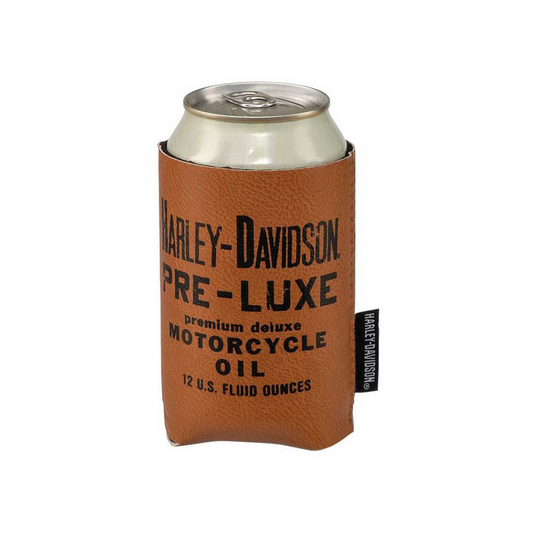 Harley-Davidson® Pre-Luxe Leatherette Can Cooler