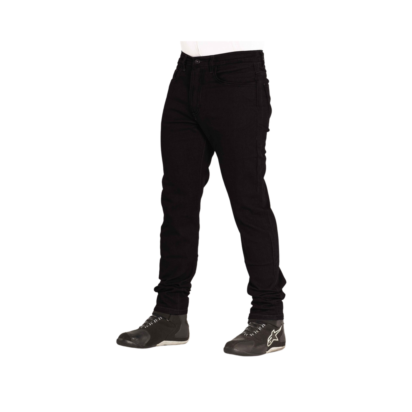 TKD Jeans - Men's Kevlar Archie Stretch Slim Skinny Black Combo