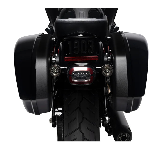 Harley-Davidson® FXLRST Saddlebags – Vivid Black