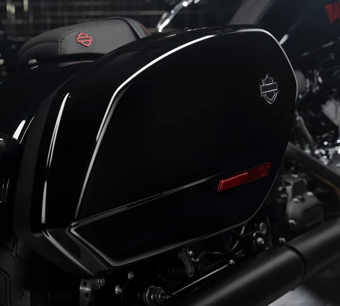 Harley-Davidson® FXLRST Saddlebags – Vivid Black