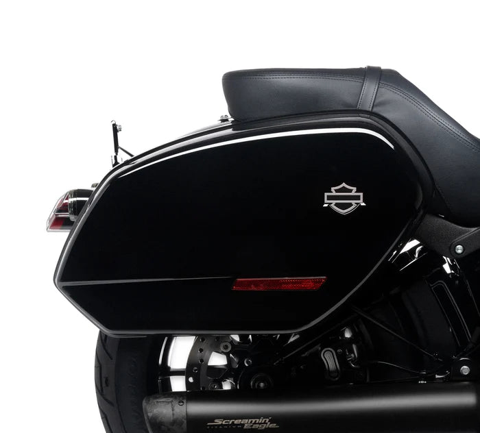 Harley-Davidson® FXLRST Saddlebags – Vivid Black
