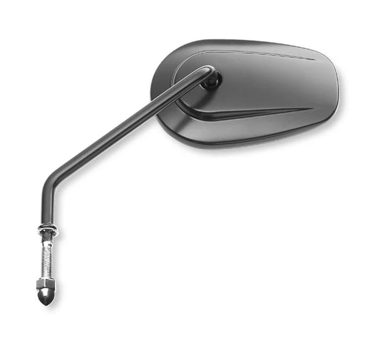 Harley-Davidson® Tapered Long Stem Black Mirror - Left Side