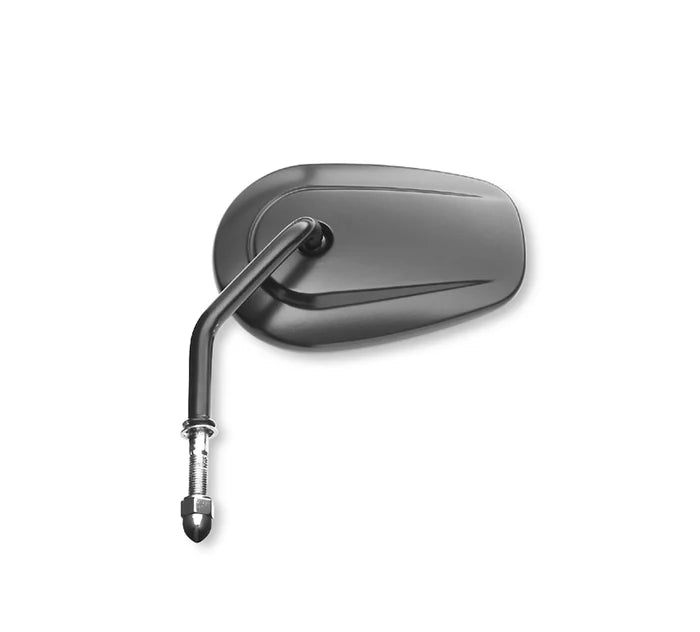 Harley-Davidson® Right Short Stem Mirror - Black
