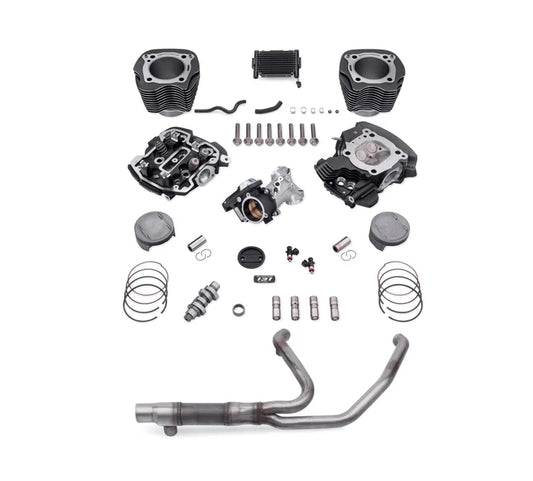 Harley-Davidson® Screamin' Eagle Milwaukee-Eight Engine Stage IV Kit - 114CI or 117CI to 131CI - Black Granite