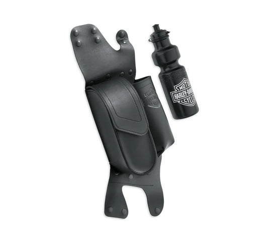 Harley-Davidson® Saddlebag Guard Bag with Water Bottle Holder - Left Side