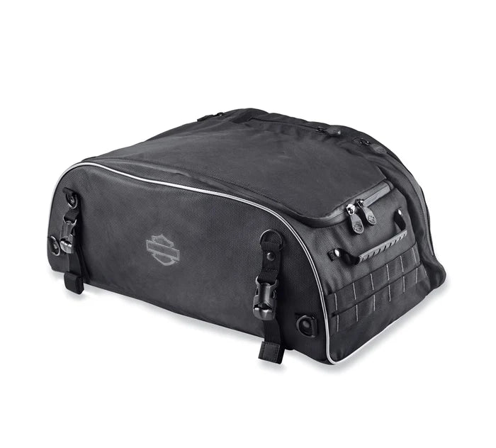 Harley Davidson Onyx Premium Luggage Collapsible Tour Pak Rack Bag Gasoline Alley Harley Davidson