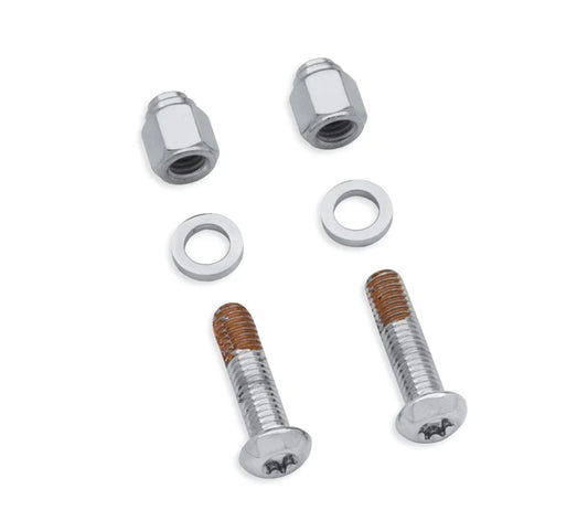 Harley-Davidson® Chrome Bullet Tip Footpeg Bolt Kit