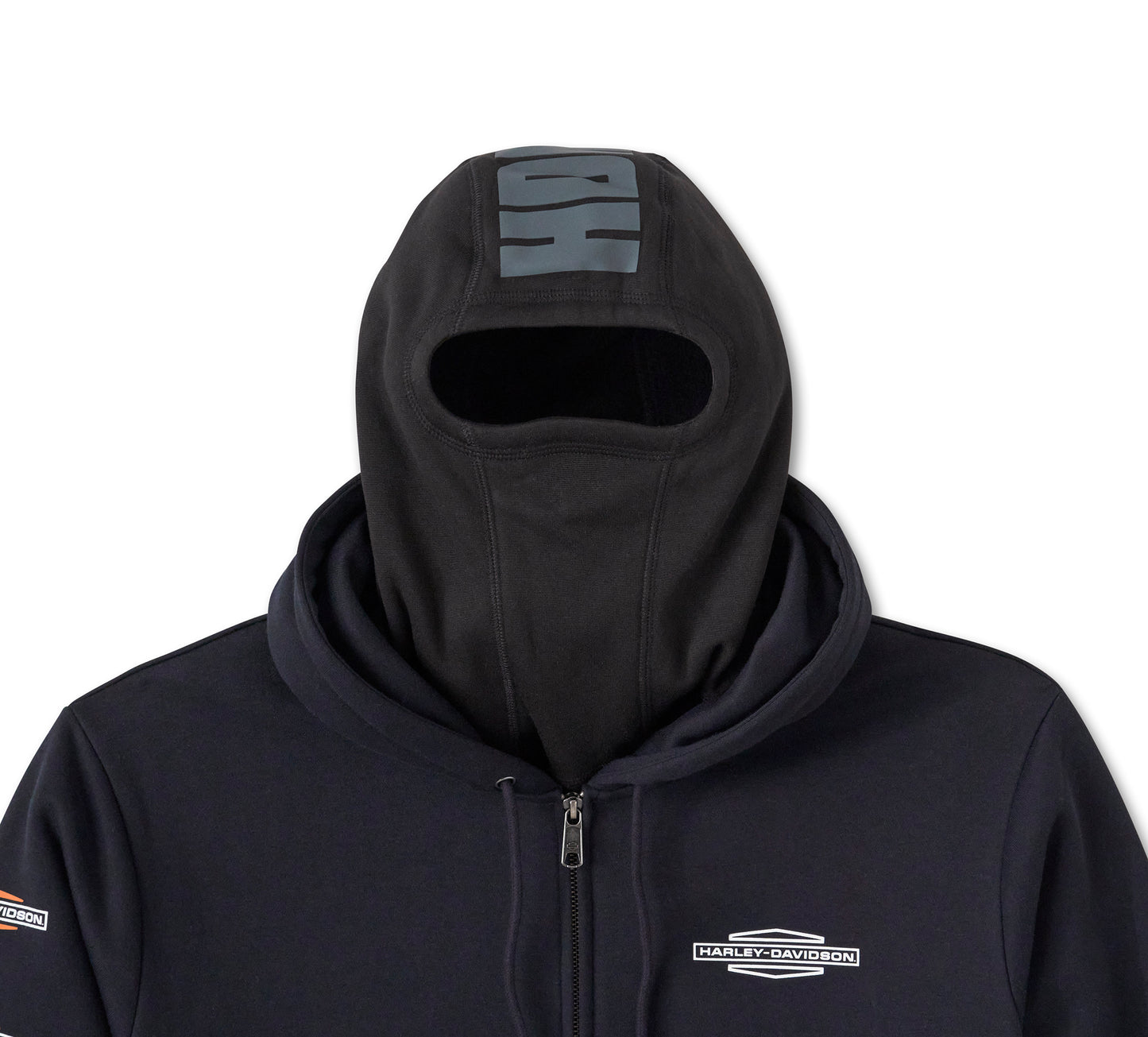 Harley-Davidson® Men's Roaring Balaclava Hoodie - Harley Black