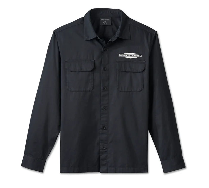Harley-Davidson® Men's Wrench Crew Mechanics Long Sleeve Shirt