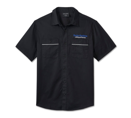 Harley-Davidson® Men's H-D TECH The End Line Short Sleeve Shirt - Harley Black