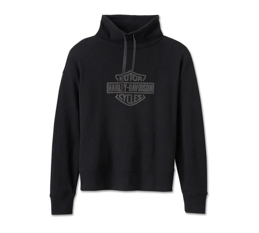 Harley-Davidson® Women's Bar & Shield Funnel Neck Pullover