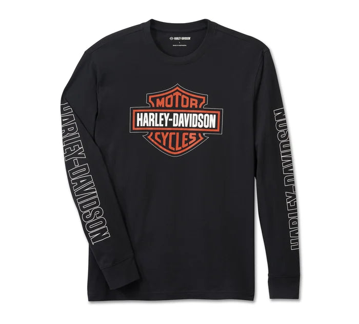 Harley-Davidson® Men's Men's Bar & Shield Long Sleeve Pajama Set
