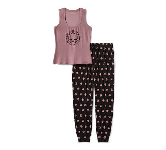 Harley-Davidson® Women's Willie G Skull Tank & Pant Set