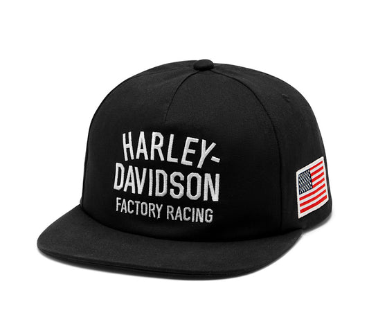Harley-Davidson® Factory Racing Twill Baseball Cap - Harley Black