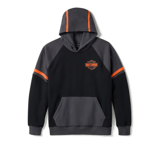 Harley-Davidson® Men's Iron Pride Colorblock Pullover Hoodie