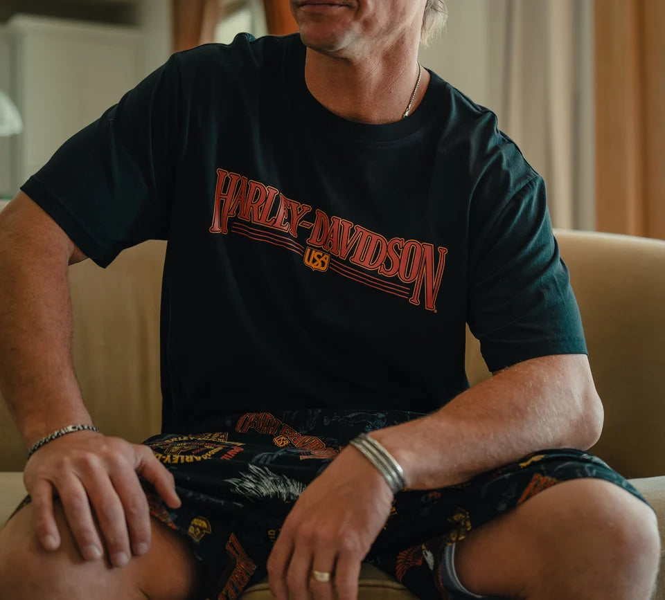 Harley-Davidson® Men's 80's Tank Pajama Shorts Set