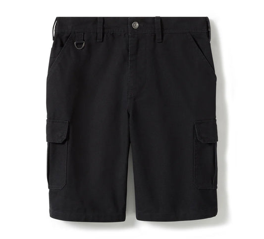 Harley-Davidson® Men's Heritage Canvas Cargo Shorts - Harley Black