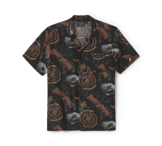 Harley-Davidson® Men's 80s Tank Aloha Short Sleeve Shirt