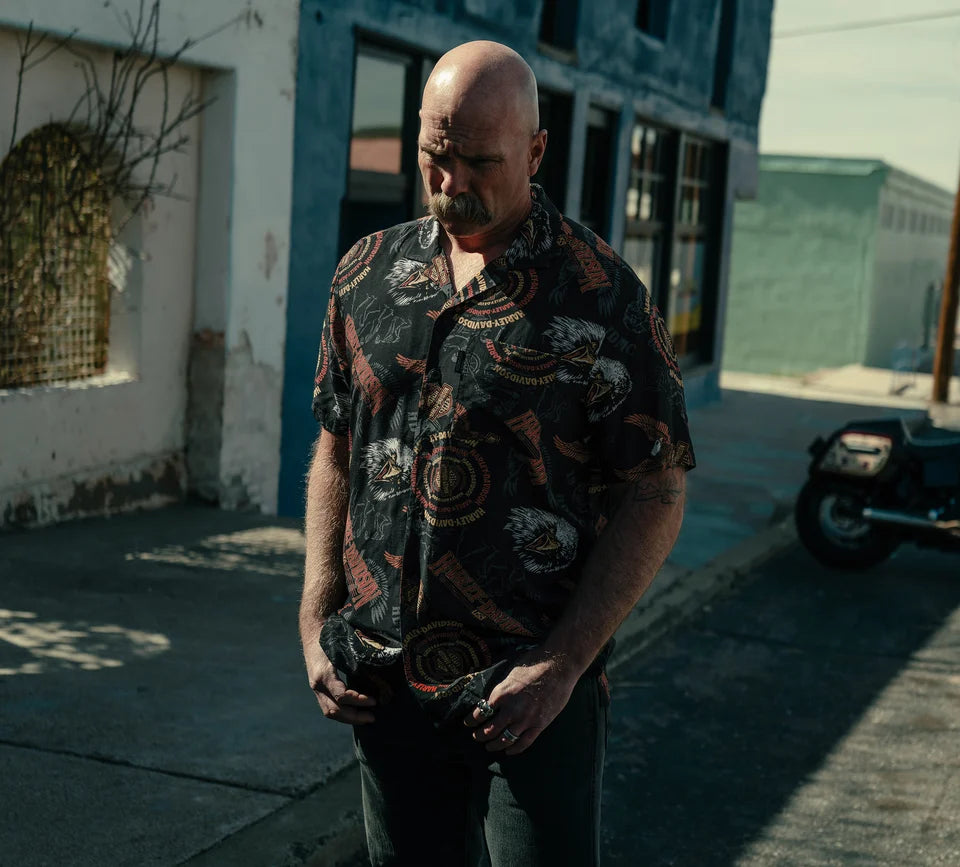 Harley-Davidson® Men's 80s Tank Aloha Short Sleeve Shirt