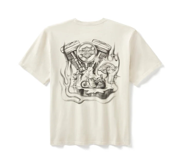 Harley-Davidson® Men's Dickies x H-D Heavyweight V-Twin Engine Tee