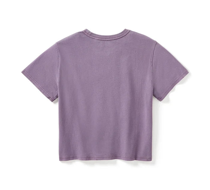 Harley-Davidson® Women's Dickies x H-D Flaming Eagle Boxy Crop Tee